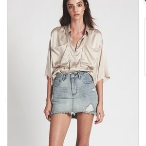 One Teaspoon 2020 Mini High Waisted Skirt